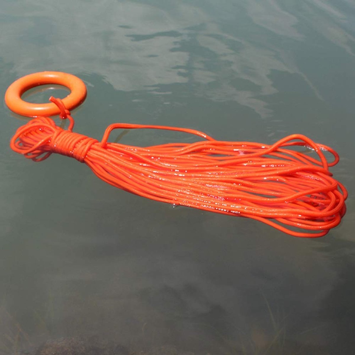 Dailygoods- Reddingskabel 30 m - Waterdrijvend Touw - Professioneel Werptouw - Reddingslijn - Lichtgewicht - Hoogwaardig Polyethyleen