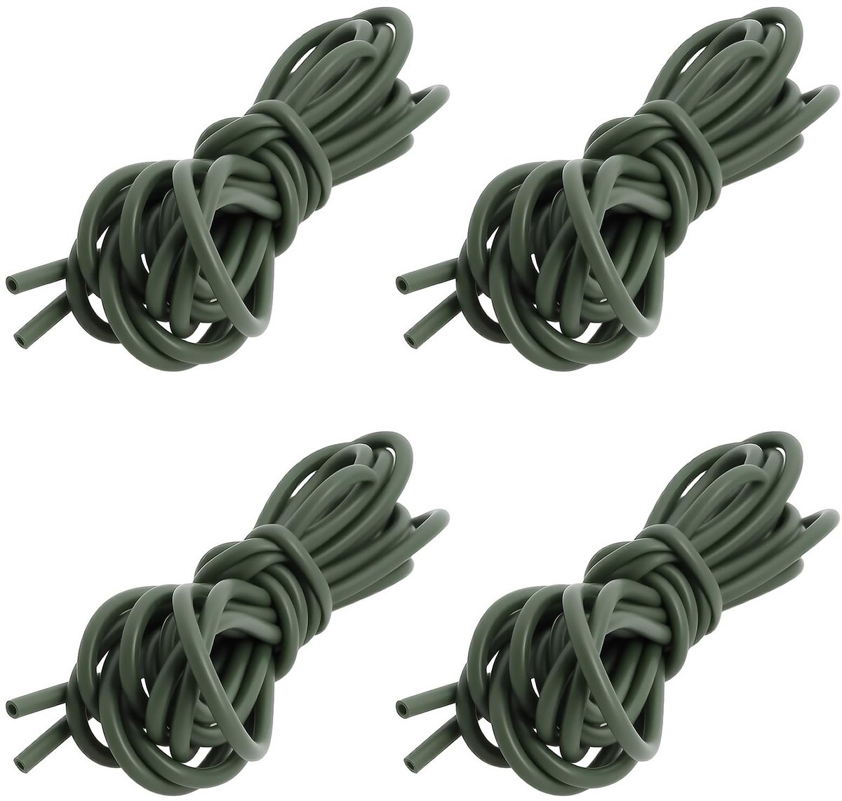 Dailygoods- Siliconen Buis 1,5m - Vishengel Accessoire - Haakgreepbescherming - Anti-slip Positionering - Verstrengeling Voorkoming - Binnendiameter 0,8mm - Vishaken