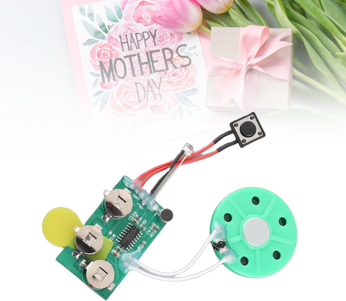 Dailygoods - Herhaalbare Spraakgeluidchipmodule voor Wenskaarten