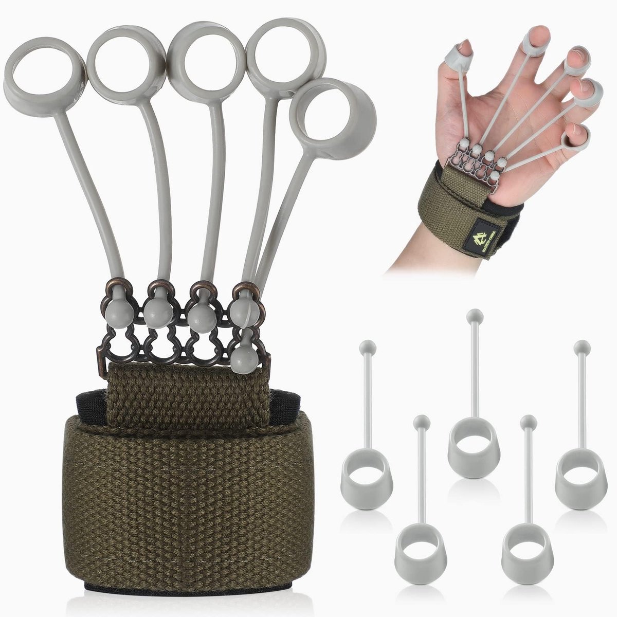 Dailygoods- Vingerversterkers 20 lbs - Handtrainer - Grip Trainer - Weerstand Band - Krachttraining - Duurzaam en Flexibel - Vingertrainer