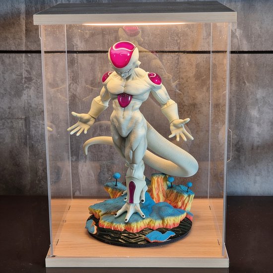Foto: Dragonball z figurine frieza 29cm anime dragon ball figuur frieza figuren super saiyan beeldje pvc collectie ornament met led vitrine