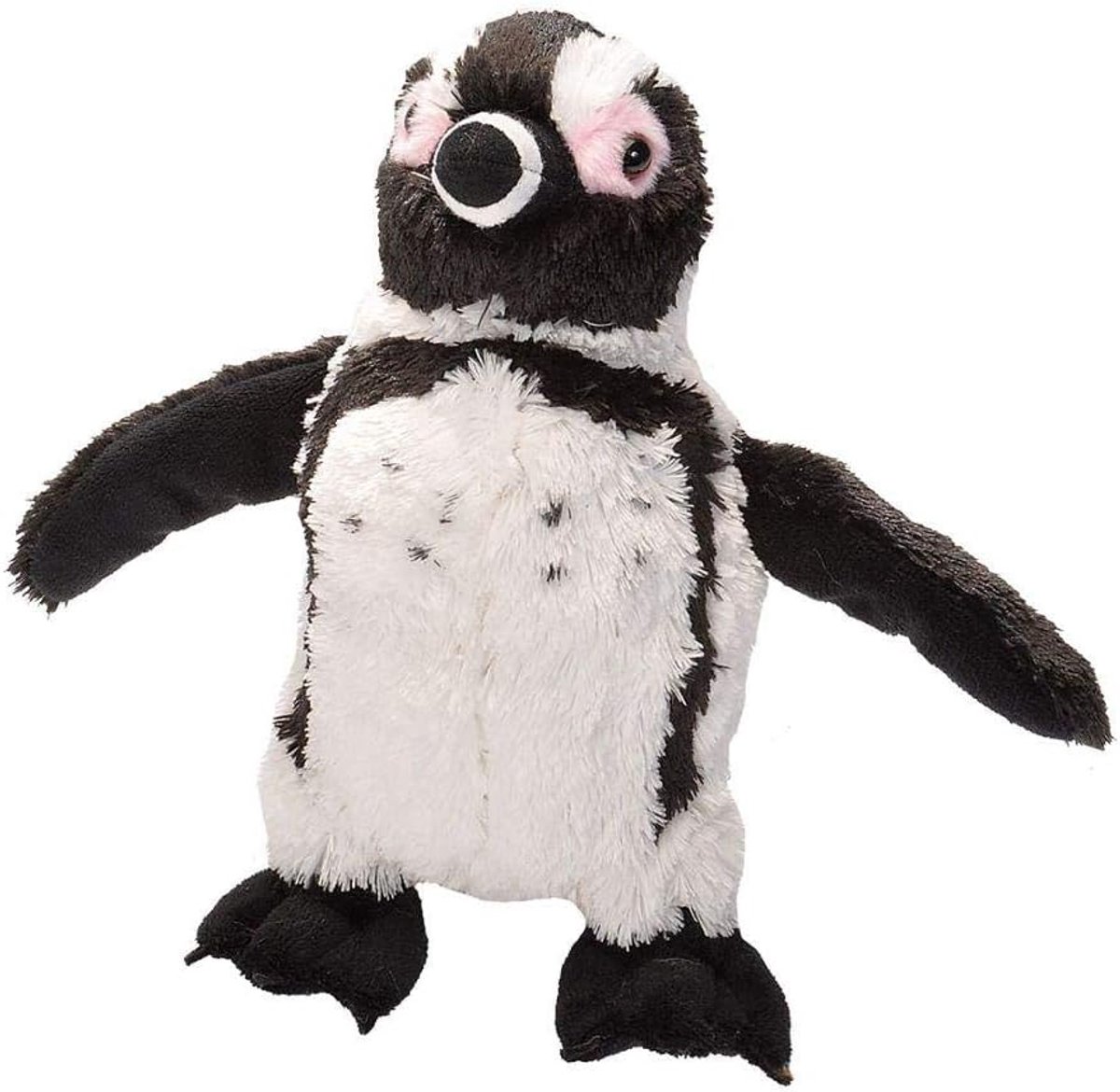 Pluche Pinguïn - Knuffeldier Baby - Kinderen Leren - Gerecyclede Vulling - 30 cm - Zwart