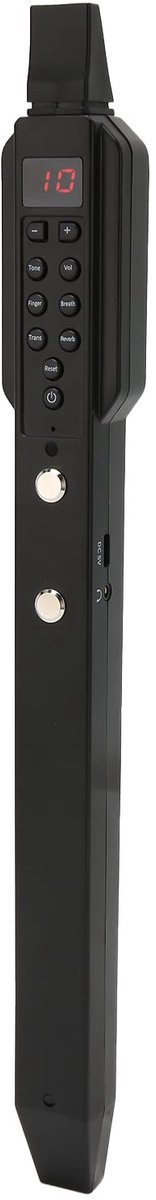 Dailygoods - Elektrisch blaasinstrument - Digitaal blaasinstrument - MIDI-connectiviteit - Zwart - 10 tonen - Geschikt voor muziekproducenten - Mini f...