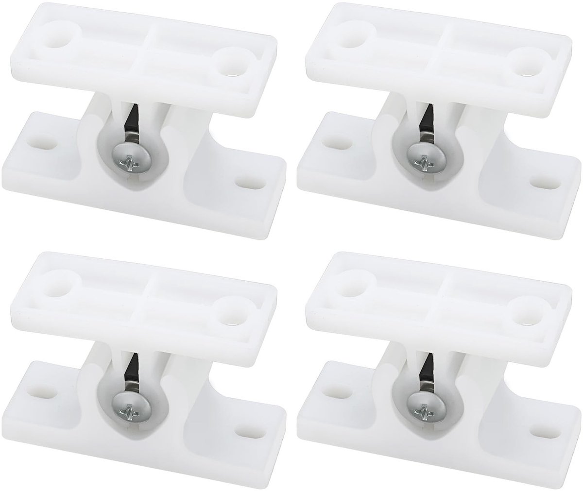 Dailygoods- Deurhouder 4 Stuks - Deurbuffer - Deurstoppers voor Buiten - Deurvastzetter - Deurstopper Zelfklevend - Stevig Plastic Materiaal