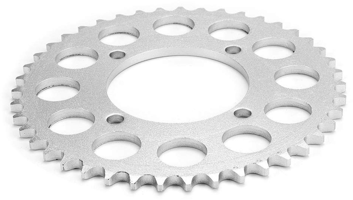 Dailygoods - 420 tandwiel - Ketting voor motorfiets - Verhoogt rijprestaties - 43-tandtandwielen - Optimale motorprestaties - Ideaal voor crossmotoren...