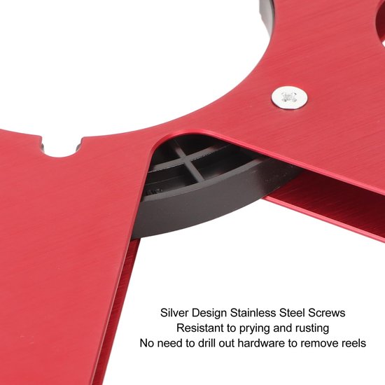 Opnameband 1/4 10,5 Inch - Lege Haspel - Aluminium - Windbestendig - Compatibel met REVOX STUDER - Roestvrijstalen Schroeven - Tapehaspel — afbeelding 5