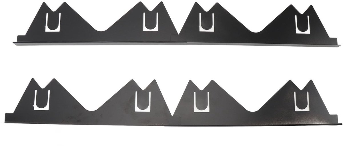 Dailygoods- Kachelopeningafdekkingen Roestvrij Staal - Verstelbare Kachelopeningvuller - 2 Stuks - Hittebestendig - Intrekbare Lengte 35 - 69 cm - Praktische Decoratie - Kachelvuller