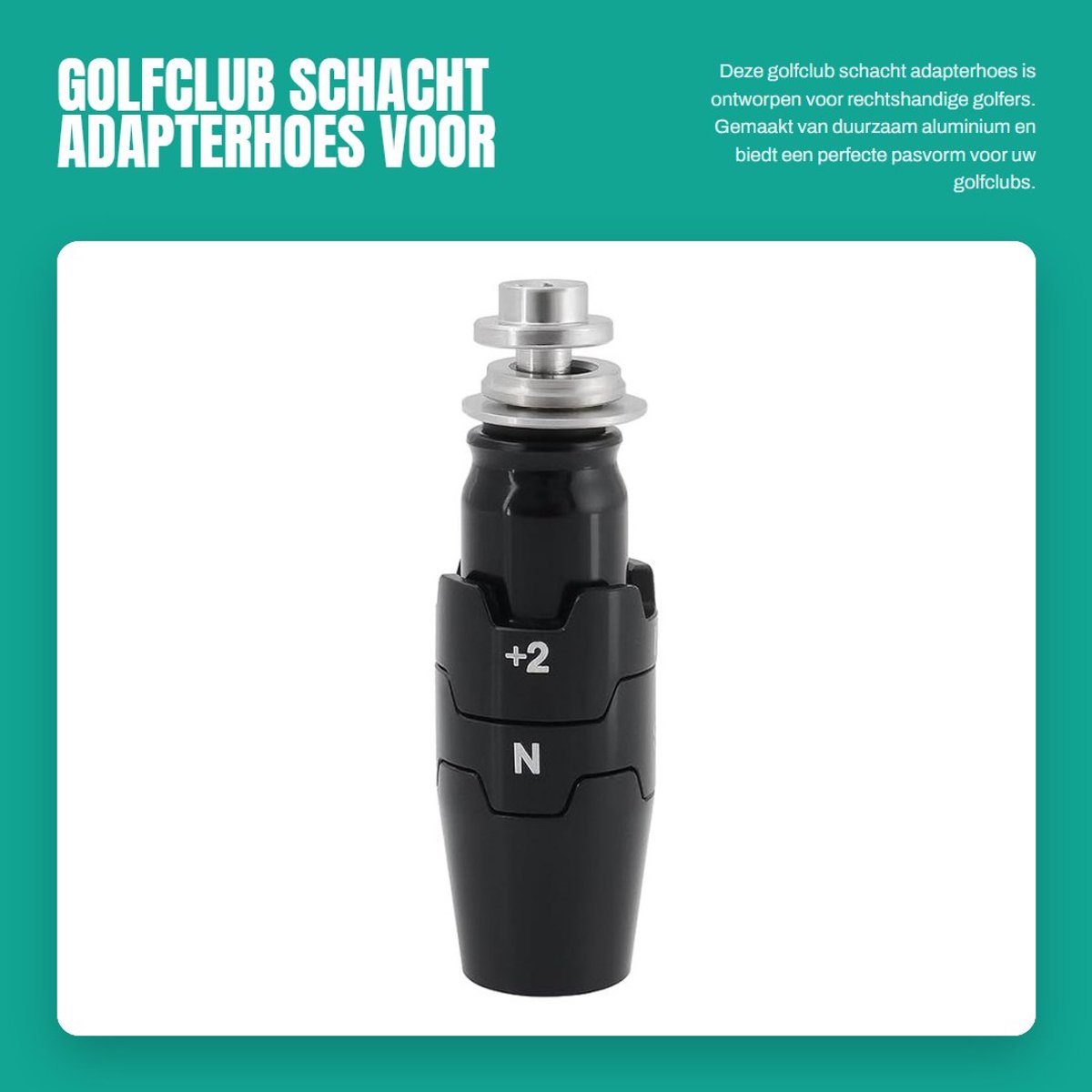 Dailygoods - Golfclub Schacht Adapterhoes voor Rechtshandige Golfclubs