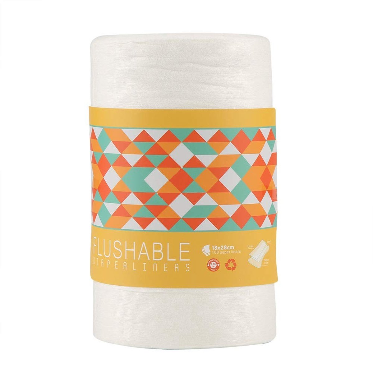 Dailygoods - Biologisch afbreekbare wegwerpluiers - Natuurlijke bamboe luiers - Ultra zacht en absorberend - Ongeparfumeerd - Voor baby en peuter - 10...