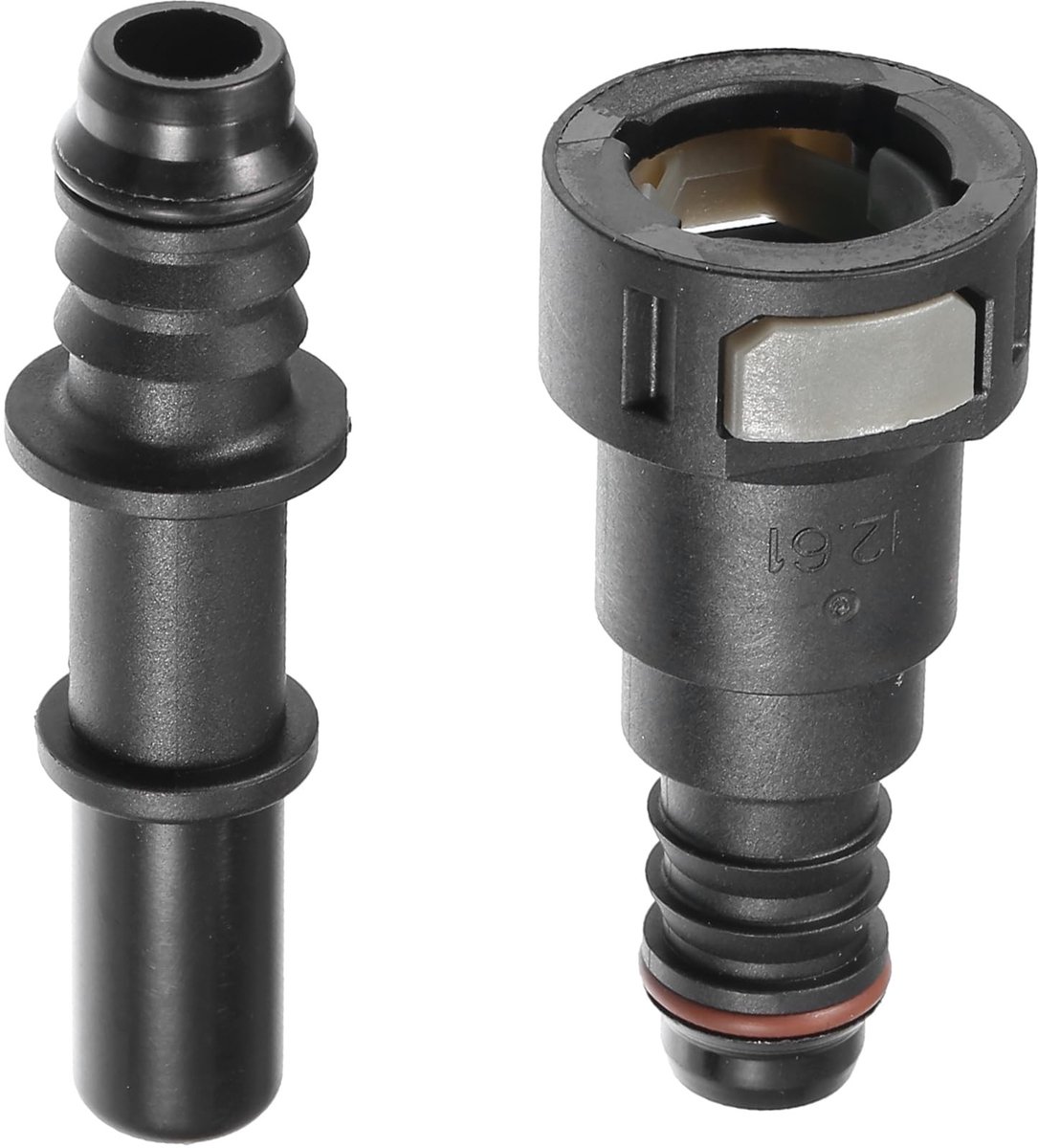 Dailygoods- Brandstofslang Snelkoppeling - Brandstofleiding - Afdichtingsverbinding - Duurzaam Plastic - Corrosiebestendig - 12mm/12.61mm - Brandstofkoppeling