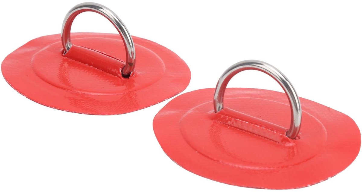 Dailygoods- D-Ring 110 mm - 2 Stuks - D-Ringen - Kajak D-Ring Patch - Opblaasbare Boot D-Ring - Eenvoudig te installeren - Paddle Board Accessoires