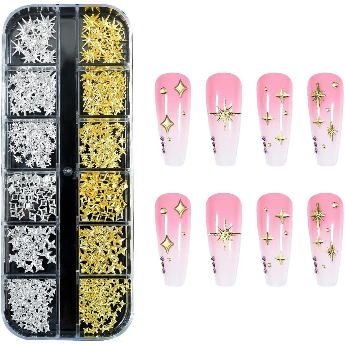Dailygoods - Nagelbedelset met Strass-Steentjes en Pincet