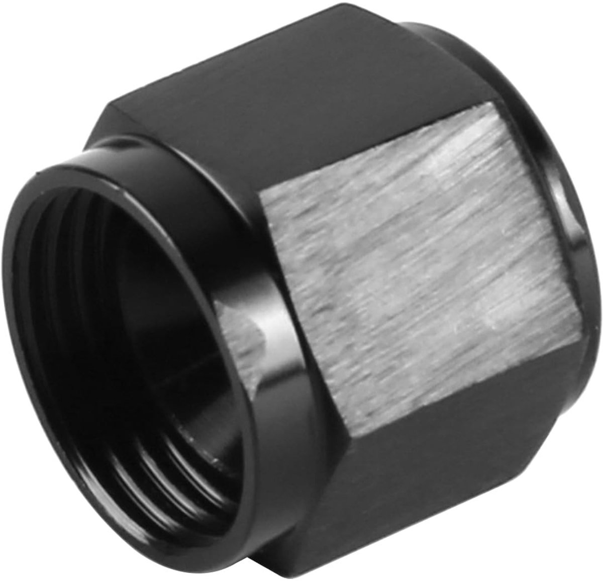Dailygoods - Universele Flare Cap Poort Plug - Adapter voor Brandstofolieleiding - Zwart AN8 - Eenvoudige installatie - Vervangbare fitting - Geschikt...