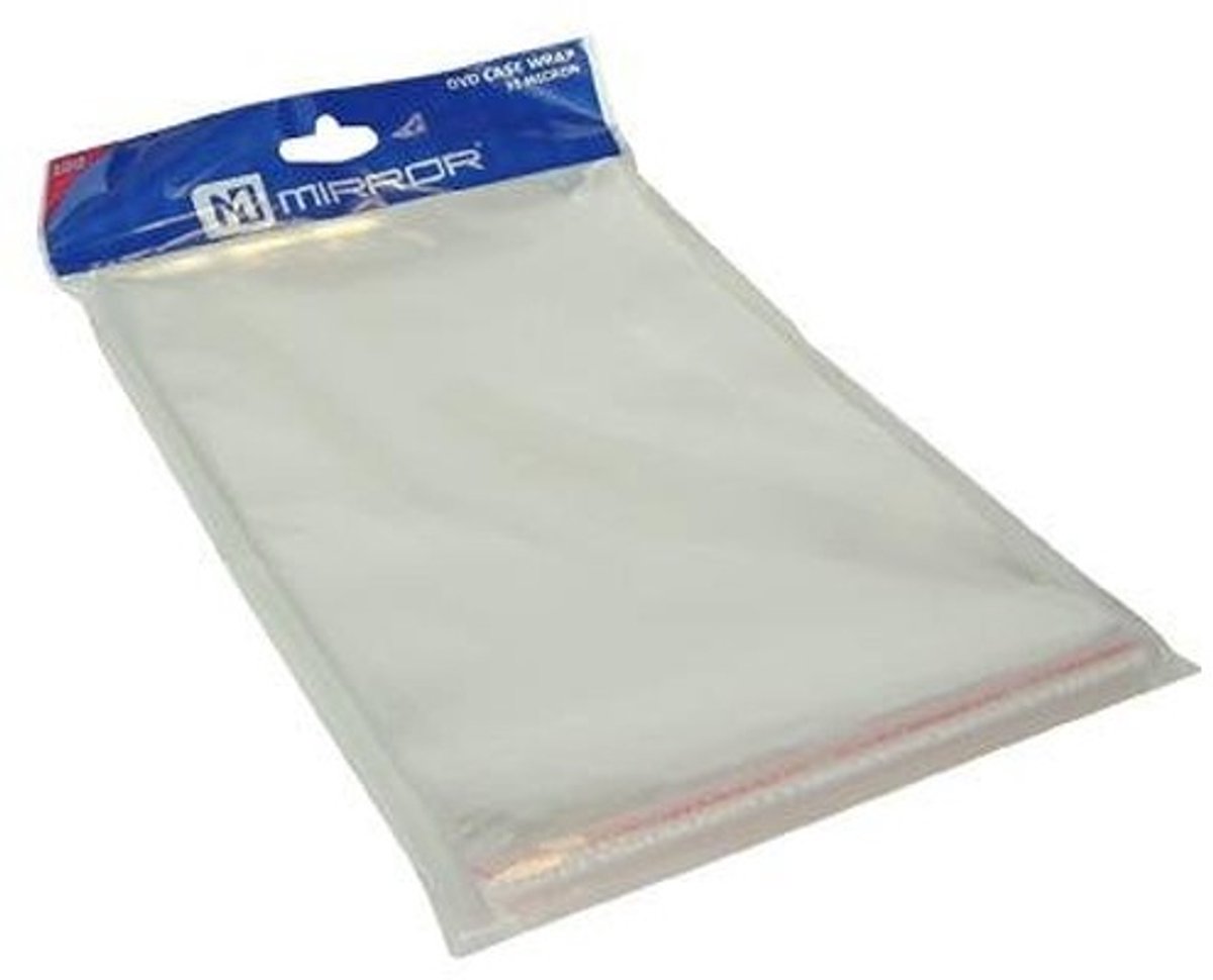 Dailygoods- DVD-tassen 100 stuks - DVD hoesjes - transparant - plastic - opbergmap - beschermt tegen krassen - Cd-hoes