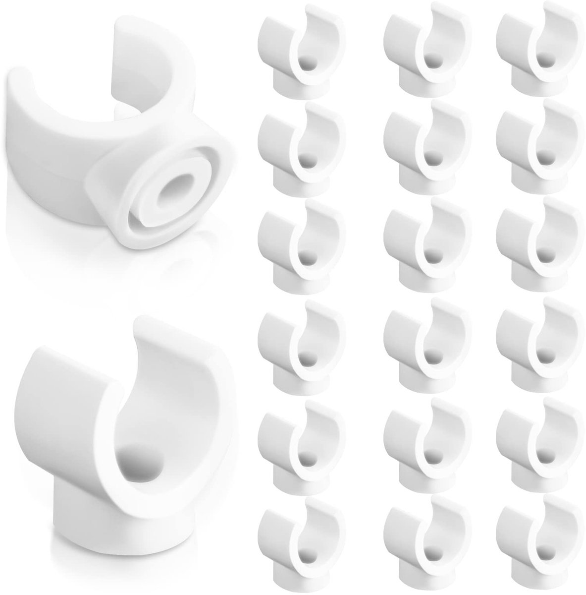 Dailygoods- PEX Clips 1/2 Inch - Buisklem - Pijpbeugel - U-haak Hangers - Waterpijp Houder - 20 Stuks - Eenvoudige Installatie - Pijpklem