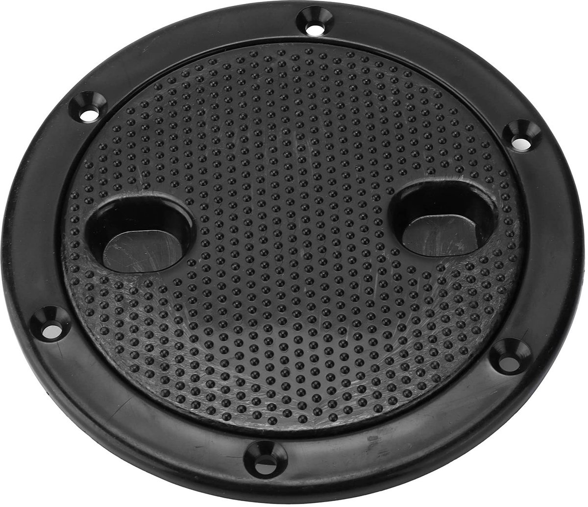 Dailygoods- Inspectieluik 4 Inch - Antislip Dekplaat - Marine Toegangspaneel - Versterkt Ontwerp - Eenvoudig te Installeren - Hoogwaardig ABS Materiaal - Hatch
