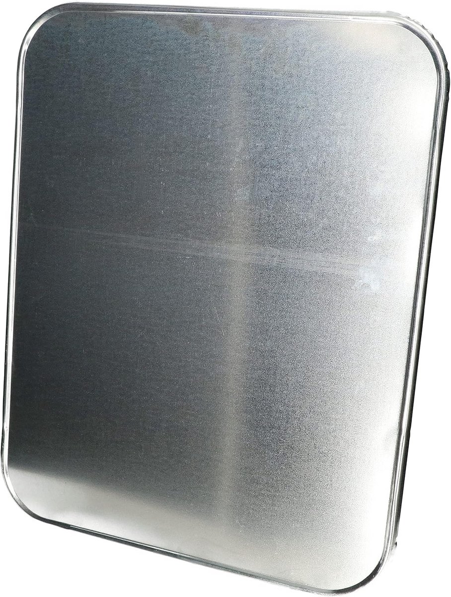 Verzinkte Ovenbodemplaat Vloerbescherming 595 x 480 mm voor Vuurkorven