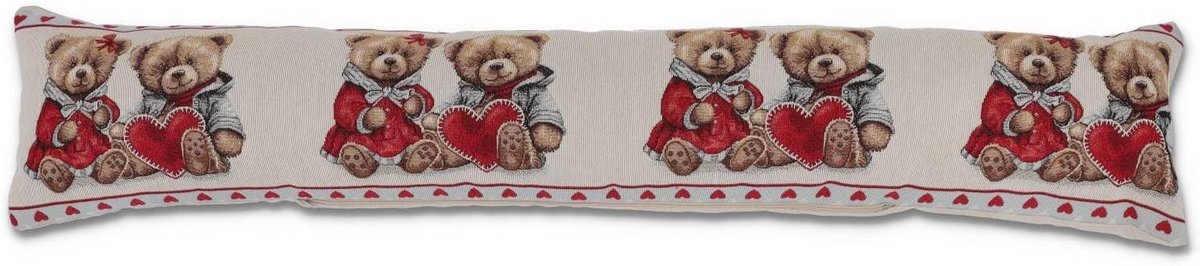 Tochtstopper Kerst - Koudewering Gordijn - Huis Warm Houden - Kerstmotief Geweven - 95 cm - Multicolor