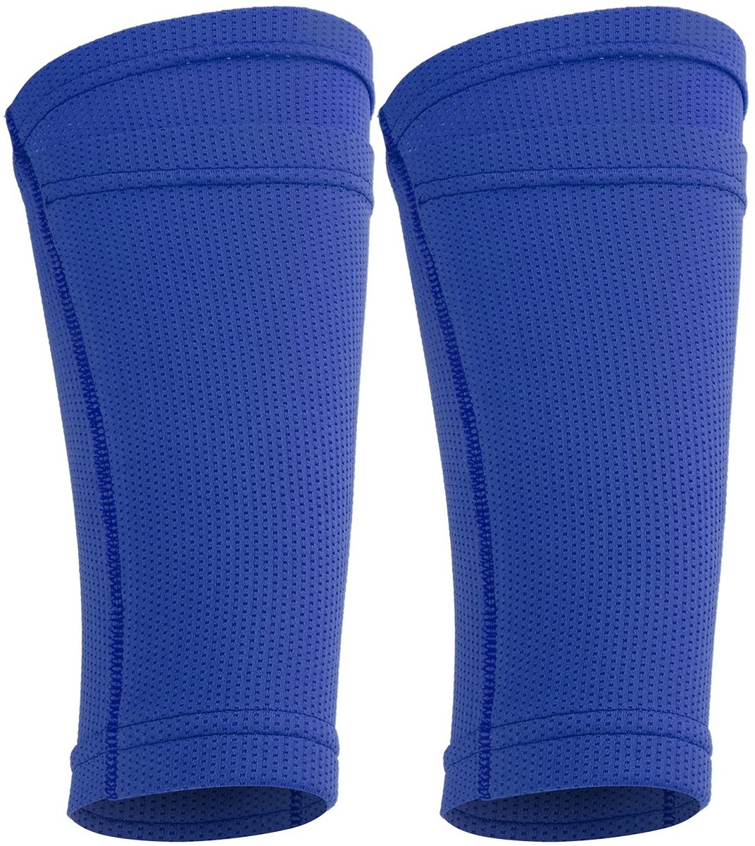 Dailygoods- Voetscheenbeschermers Dubbellaags - Antislipsokken - Ademend Mesh-Design - Ergonomische Vorm - Voorzak voor Beveiliging - Voetbalbescherming