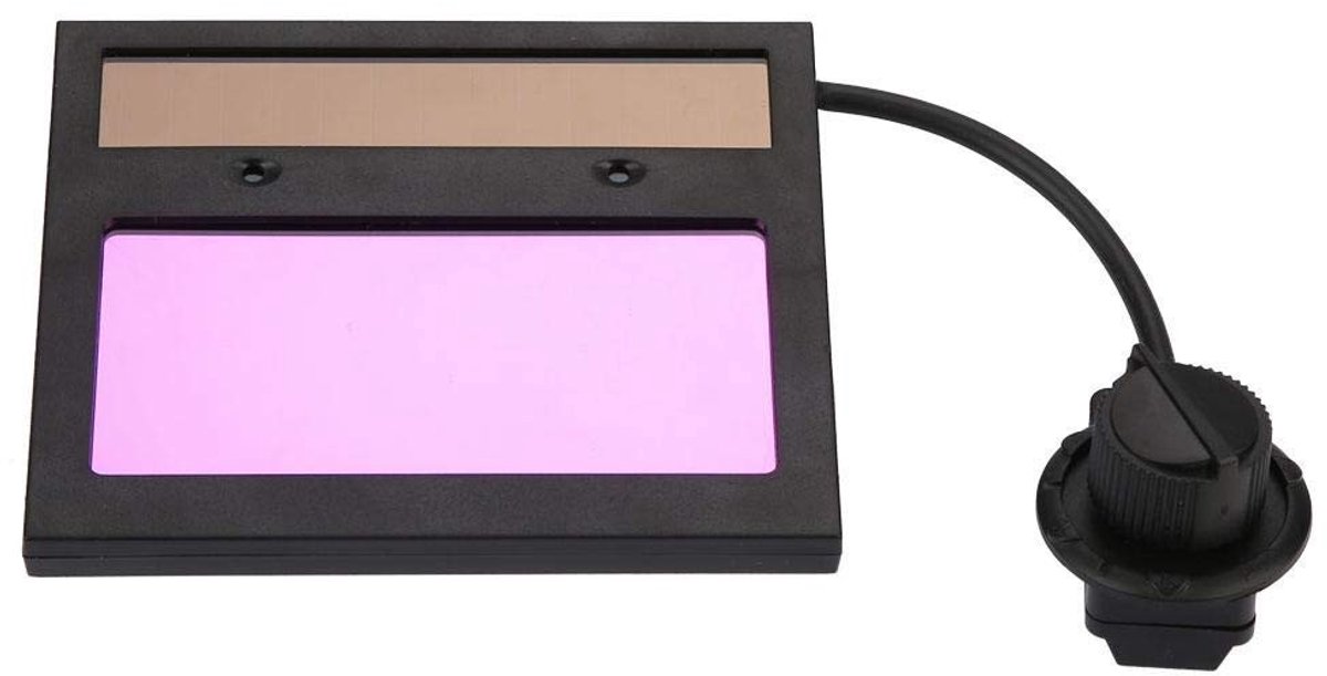 Dailygoods- Schweißhelmlinse 110x90 mm - Solarpanel - Auto Darkening Lens - Groot zichtvenster - Hochempfindelijke lichtboogsensor - Snelle reactietijd - Schweißmaske