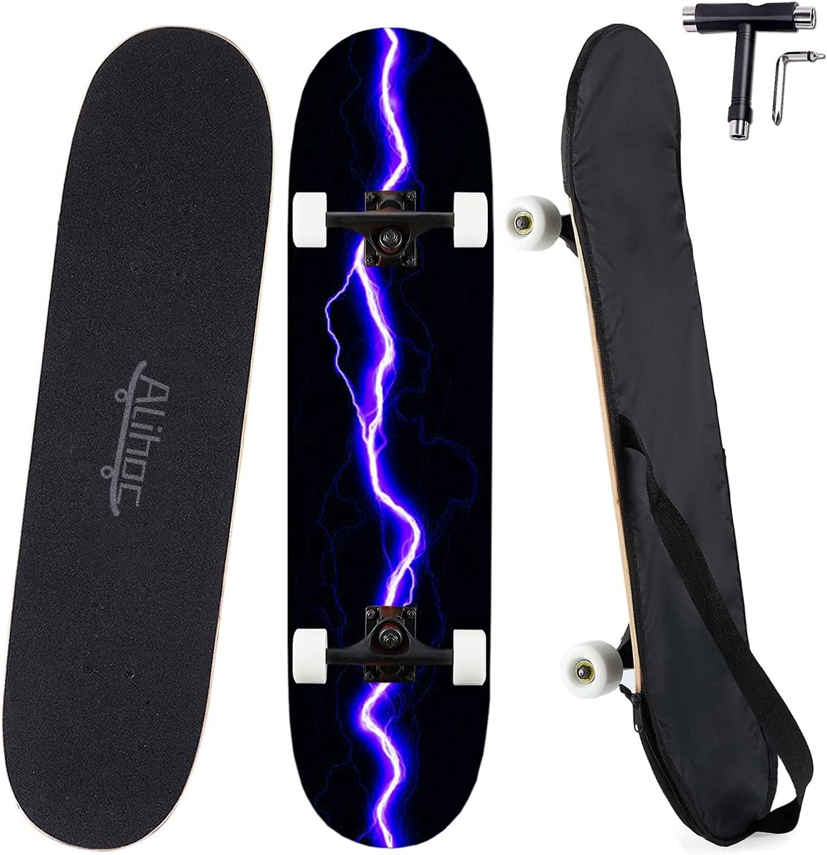 Standaard Skateboard Esdoorn Hout Buiten Sport 7 Lagen Constructie 31 Inch