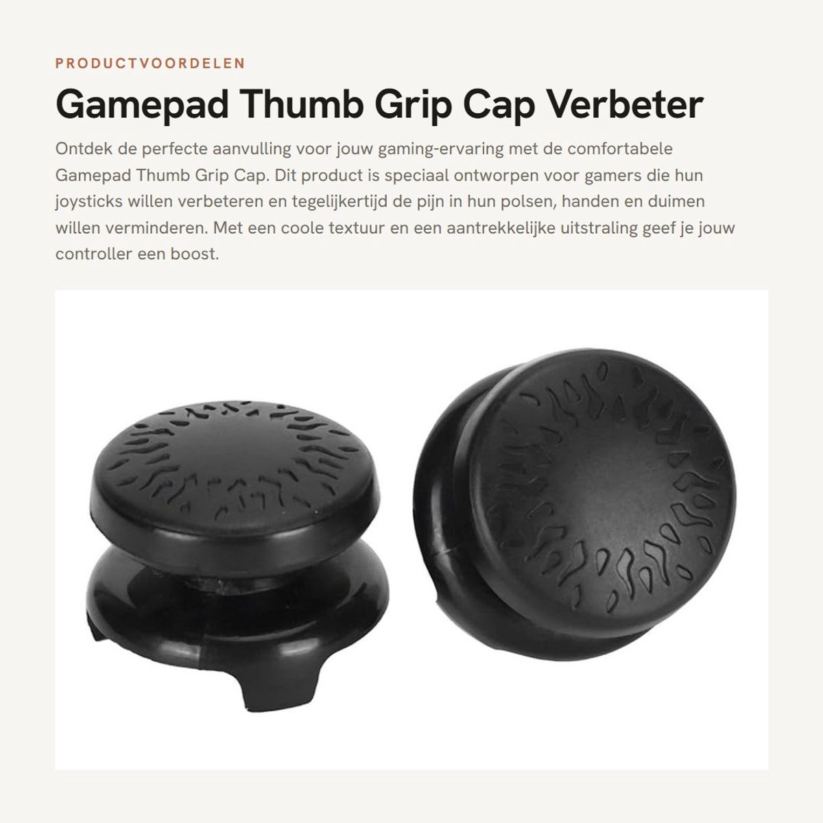 Dailygoods- Thumbstick Comfortabel - Gamepad Grip - Siliconen/ABS - Verhoogde Hoogte - Antislip - 4 Kleuren Beschikbaar - Gamecontroller