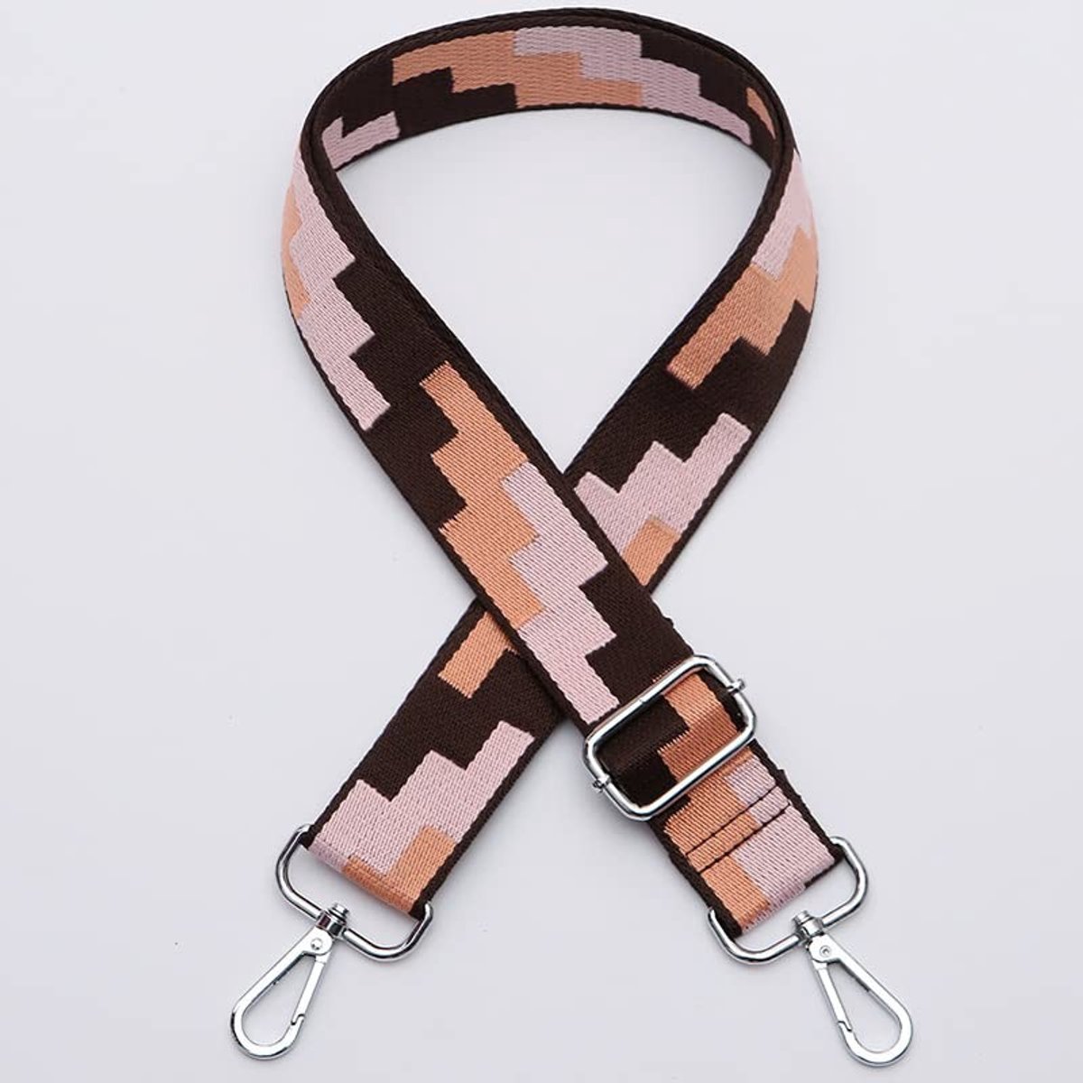 Dailygoods- Schouderriem Verstelbaar 80-140 cm - Brede Tasriem - Schouderband voor Tas - Tasgrepen - Duurzaam Nylon met Karabijnhaak - Tasband