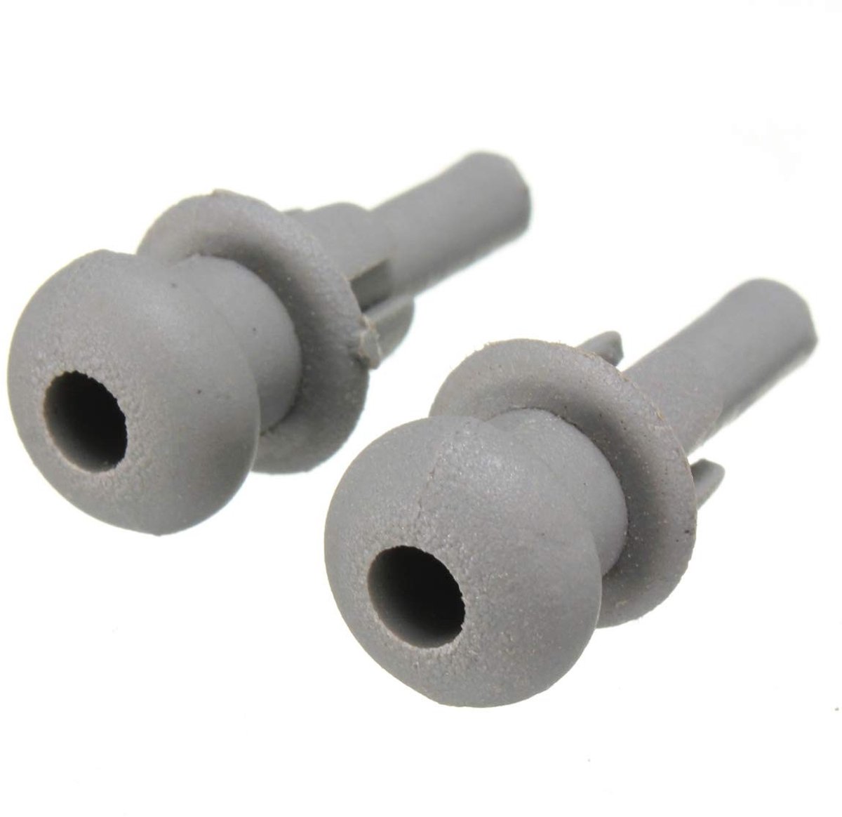 Dailygoods- Pakketclips 2 Stuks - Grijze Plastic Clips - Geschikt voor Citroen Saxo C2/C3 - Xsara Picasso - Voor Bagageplank - Makkelijk te Monteren - Bagageclips