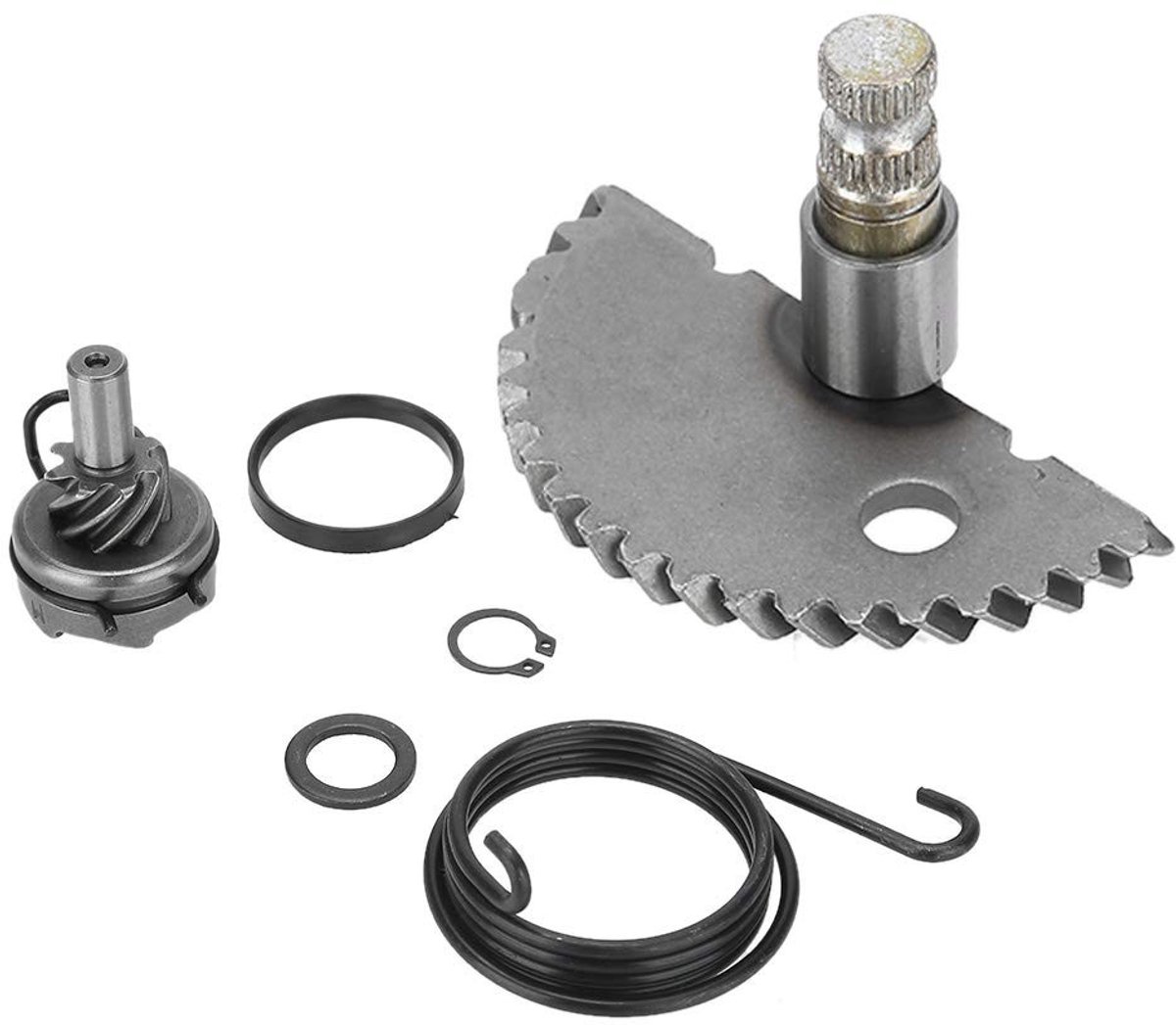 Dailygoods- Kickstarter - Roestbestendig Aluminium - Kickstart Shaft Gear - Schalthebel - Gear Shift Lever - Tweehandig L-vormig - 0,33 kg - Schakelhebel