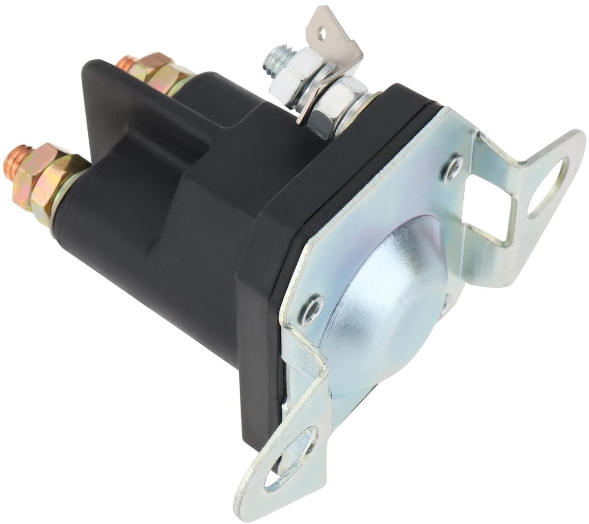 Dailygoods- Starter Solenoïde 12V - Compatibel met Westwood/Countax - Afmetingen 63,3 mm x 75,8 mm - Onderdeelnummer 1530 - Eenvoudige vervanging - Metaal/Kunststof - Startrelais