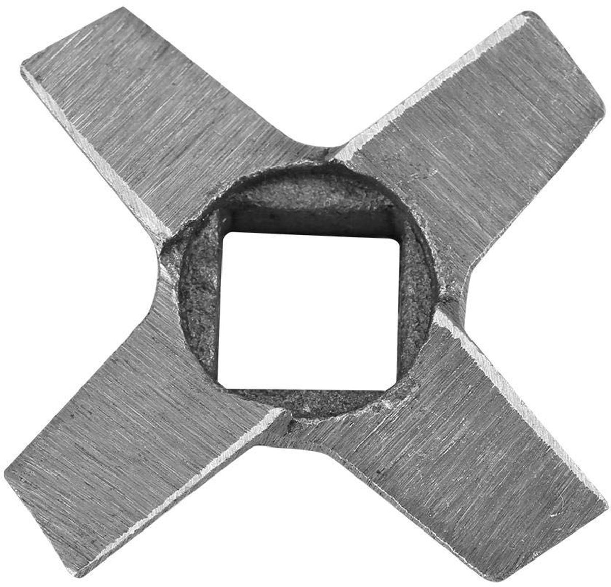 Dailygoods- Vleesmolen Mes Vervanging - Roestvrij Staal - Duurzaam - Kruisvormig Ontwerp - Geschikt voor Standmixers - Messen Set van 5 - Vleesmes