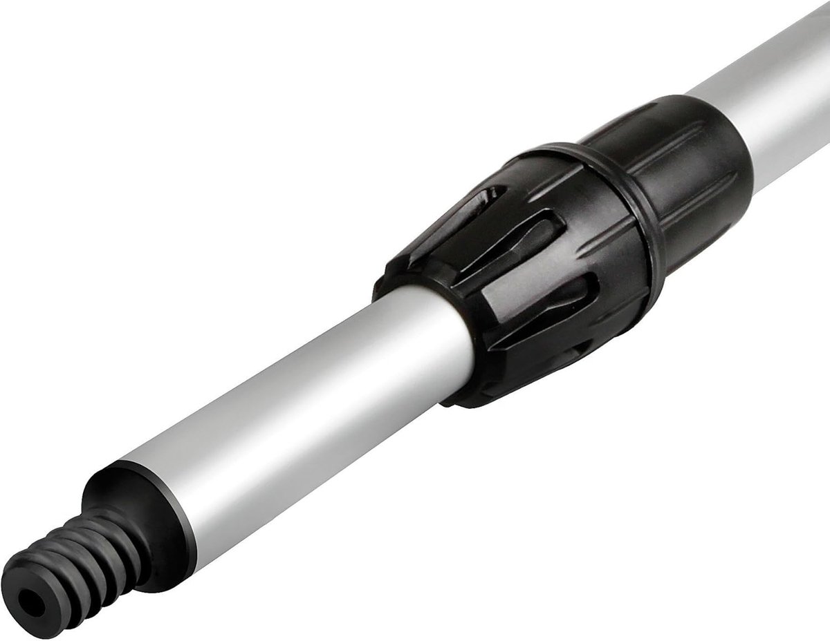 Telescoopsteel - Verstelbare steel - Auto reinigen - Schroefsluiting - 116-180 cm - Aluminium