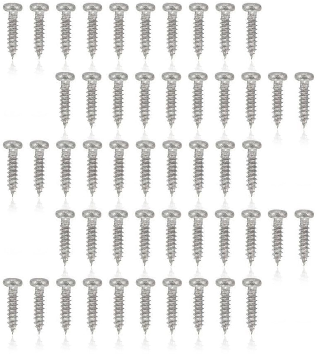 Dailygoods- Gitaar Schroef 50 Stuks - Duurzaam - Montage Schroeven - Gitaar Onderdelen - Geschikt voor Stemmaars - 0,9-1,1 cm Lang - Gitaaronderdelen