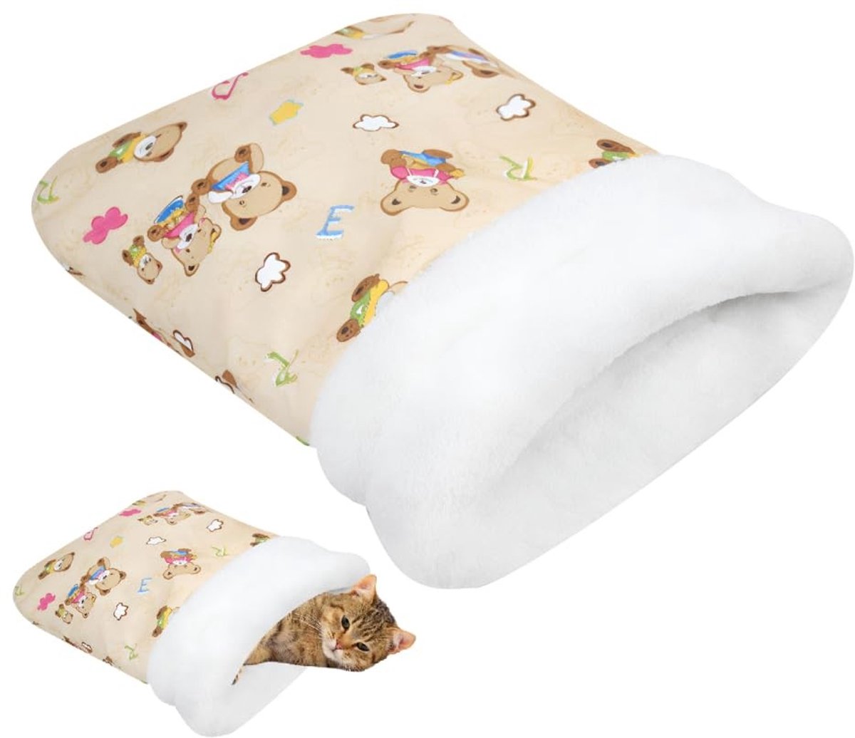 Dailygoods- Slaapzak Huisdieren - Zacht/Warme Nest - Waterafstotend - Oxford-Stof - Dicht Poolfleece - Duurzaam/Stevig - Dierenbed