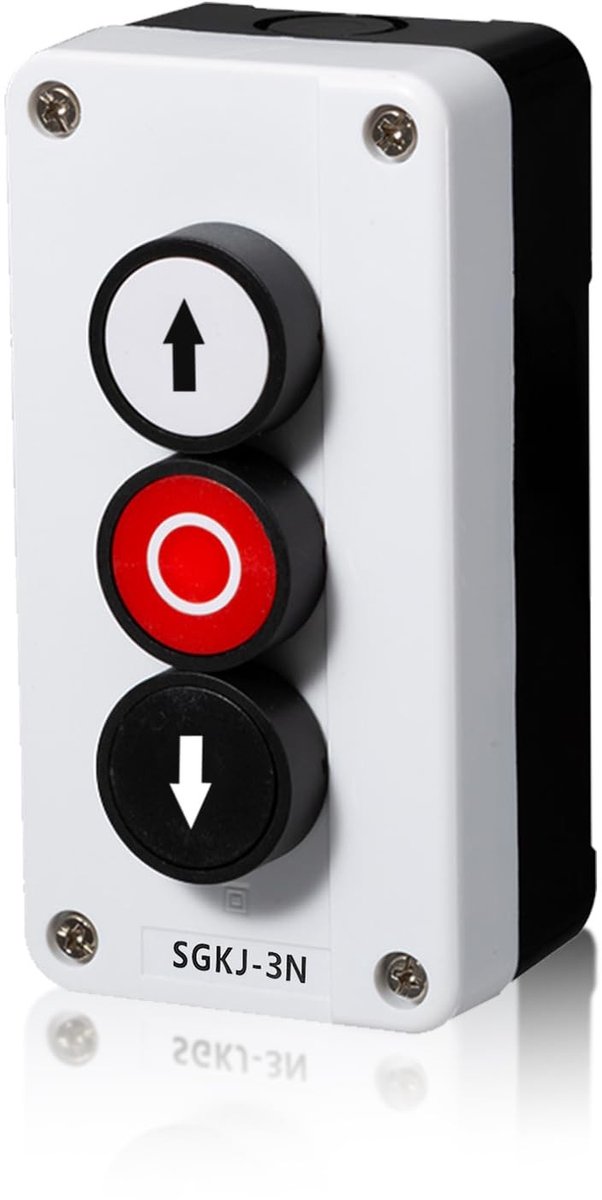 Dailygoods - Drukknopstation - Momentschakelaar - Eenvoudige installatie - Zelfherstellend - Geschikt voor 3-weg/4-weg kranen - Perfect voor automatis...