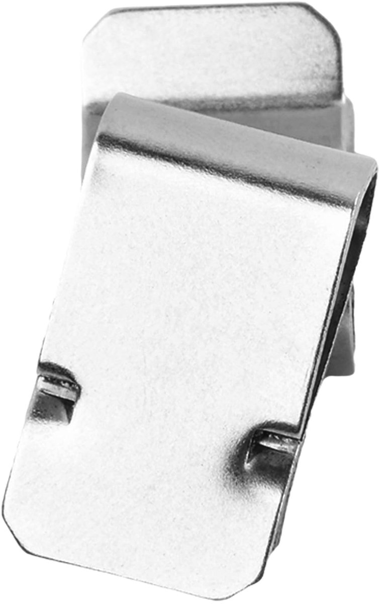 Dailygoods- Locking Clips 25 Stuks - U-Clip - Roestvrij Staal - Schokbestendig - Voor Meubelverbindingen - 21.4 mm x 12 mm