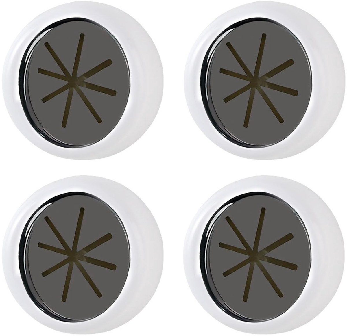 Dailygoods- Theedoekhouder Zelfklevend - Set van 4 - Antislip - Handdoekhouder Keuken - Handdoekhouder Badkamer - Gebruiksvriendelijk Systeem