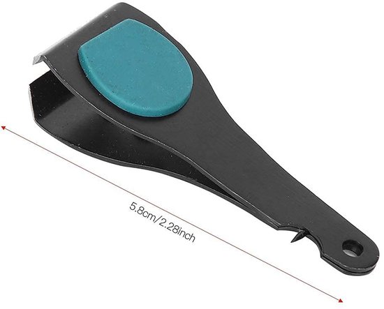 Dailygoods- Vislijnsnijder 2-in-1 - Compact Viskabel Schaar - Lichtgewicht Gereedschap - Roestvrij Staal - Ideaal voor Zee/Vers Vissen - Superscherp voor Schoonmaken - Visgereedschap van Dailygoods — afbeelding 4