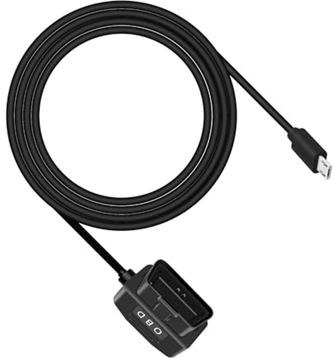 Dashcam Kabel - OBD Adapter - Voertuig Bewaken - Met Schakelaar - 35 Meter - Zwart