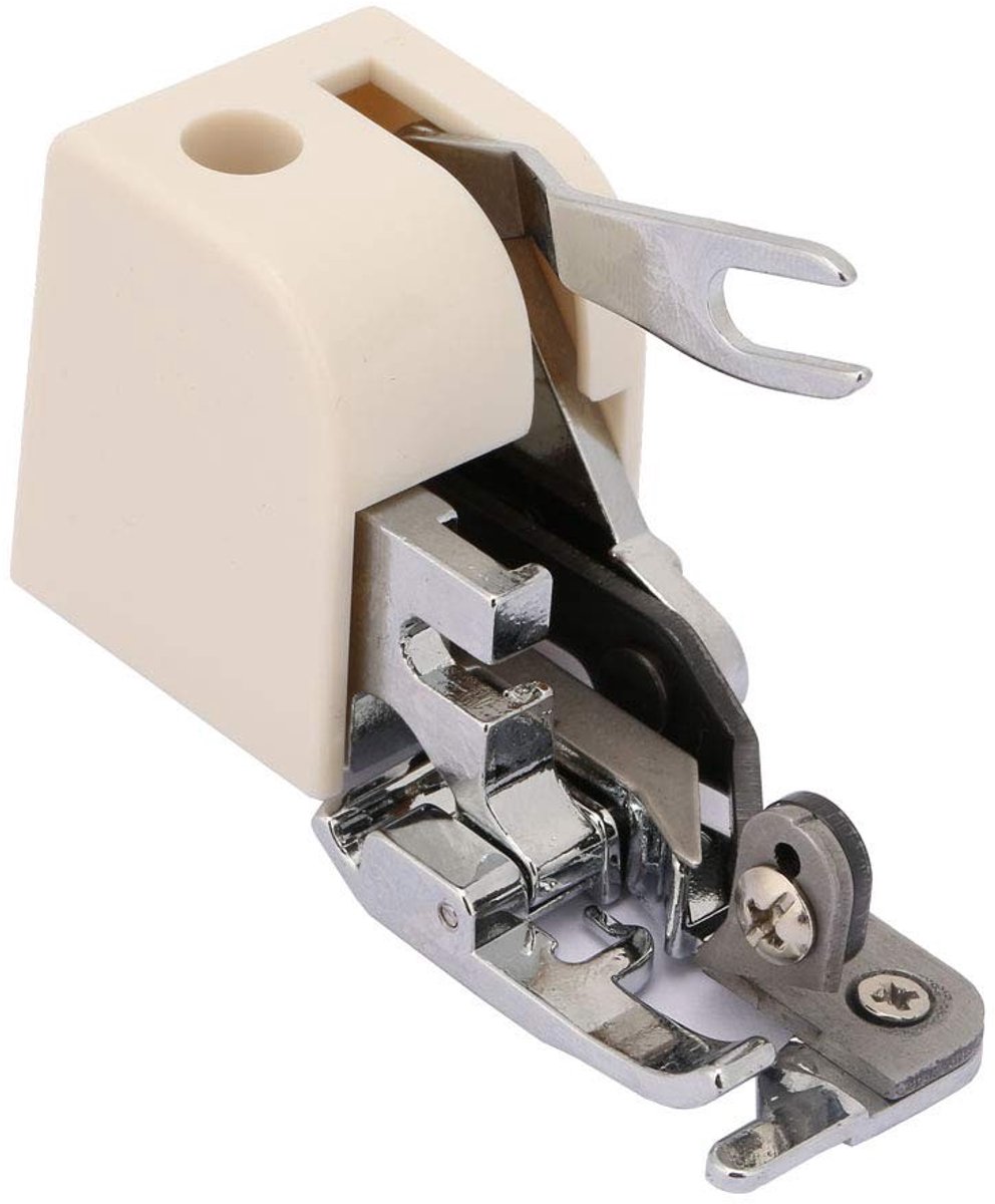 Dailygoods- Zijsnijder Naaivoet Hoogwaardig Kunststof/Roestvrij Staal - Multifunctionele Naaimachine Accessoires - Huishoudelijke Naaimachine - Efficiënt Gebruik - Handleiding Inbegrepen - Naaimachinevoet