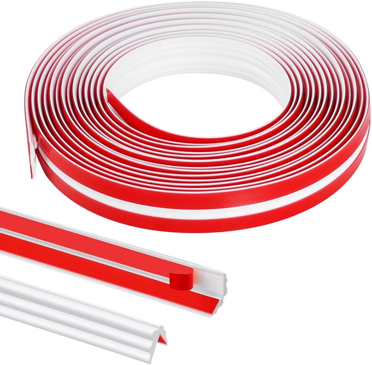 Dailygoods- Wanddecoratie - Zelfklevende Decoratieve Strip - Hoekbescherming - Flexibele Lijsten - TPE Materiaal - 6 m x 2 cm