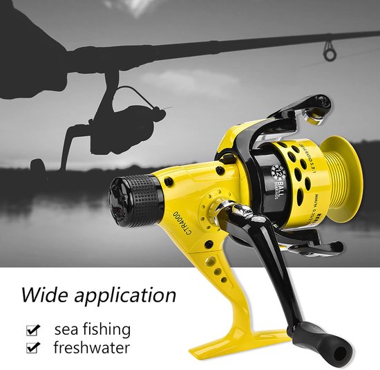 Solidchoice - Casting Fishing Reel - Robuuste en Roestvrije Hengelsport Molens van Solidchoice — afbeelding 3