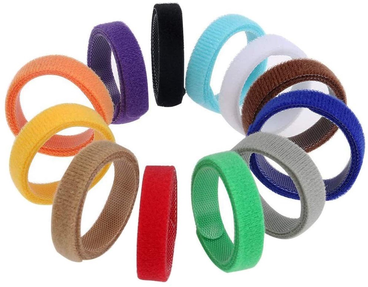 Dailygoods- Puppyhalsbanden 12 stuks - Verstelbare ID-halsbanden - Zachte hondenhalsband - Nylon/Polyester materiaal - Comfortabel en modieus - Geschikt voor pasgeboren pups - Halsband