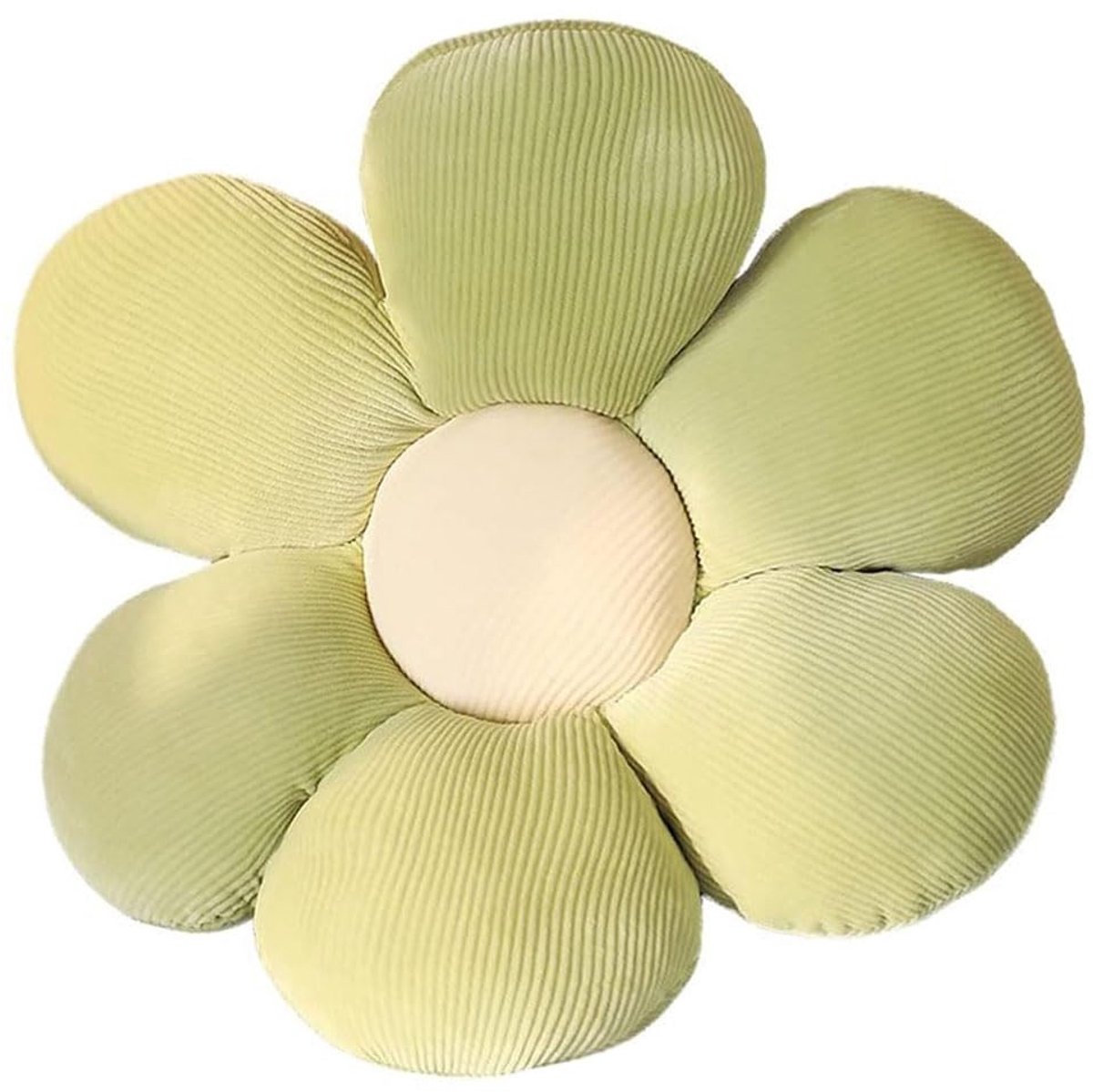 Dailygoods- Bloemenvloerkussen Bloemvormig - Zitkussen - Vloerkussen - Decoratief Kussen - Microvezel - 40 x 40 cm
