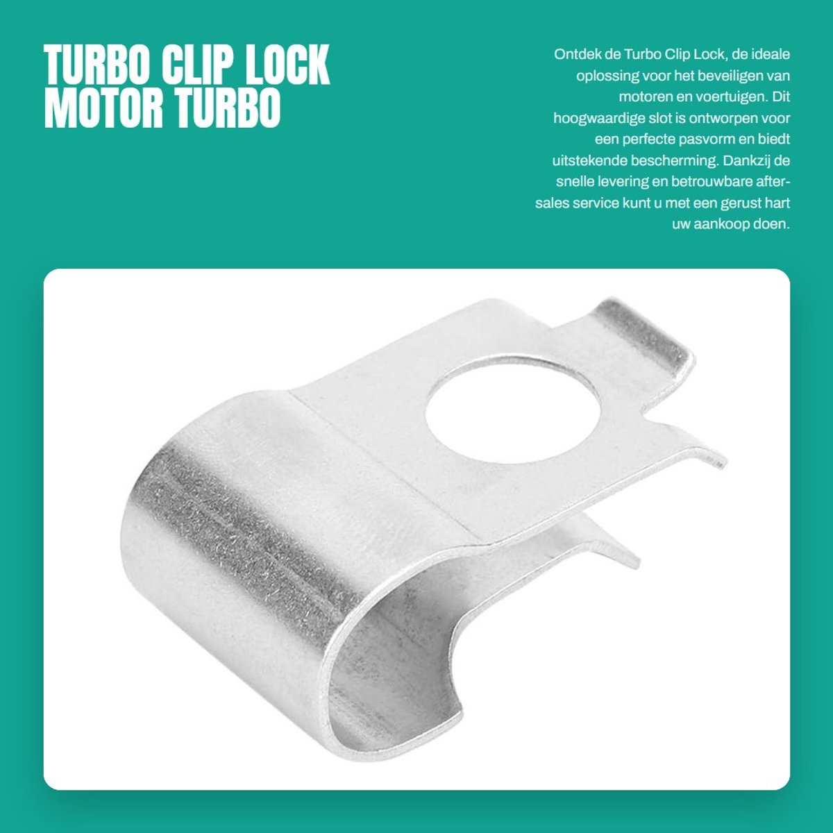 Dailygoods- Turbo Clip - Motor Slot - Vervanging 06J 145 220 - Interchange 06J145220A - Gemakkelijk te installeren - Kwaliteitsborging