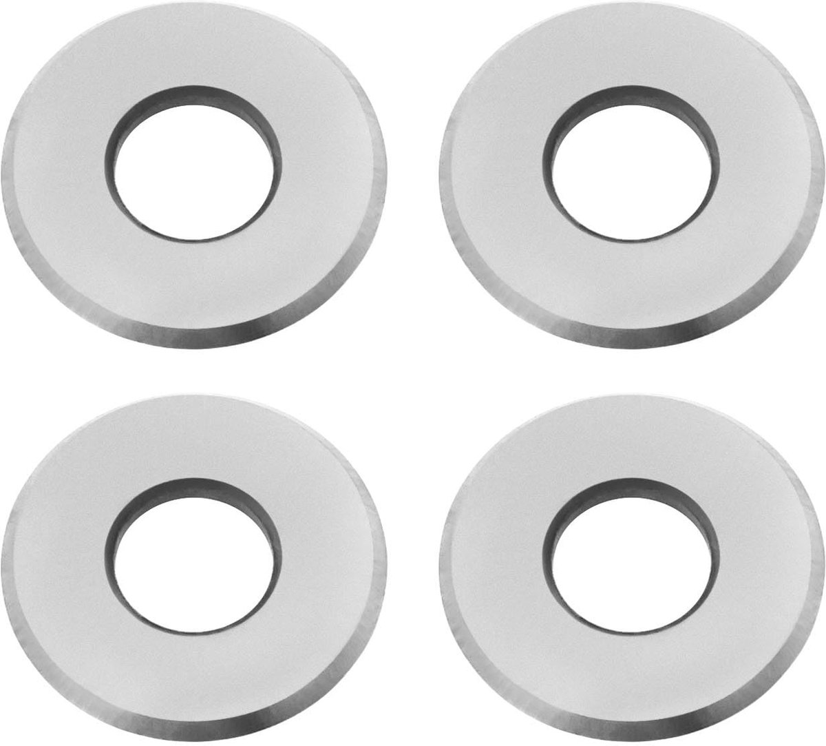 Dailygoods- Tegelsnijwiel 4 Stuks - Snijcapaciteit 2000m - YG6 Wolfraam Staal - Diameter 15mm - Voor Keramische/Tegels/Glas - Scherpe Snijkant - Snijwielen