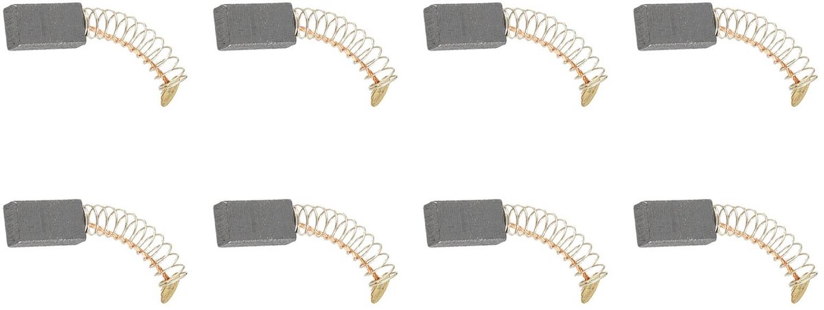 Dailygoods - Carbon-Wisserbladen voor Motorvermogen 5mm x 8mm x 14mm - 1 Stuk