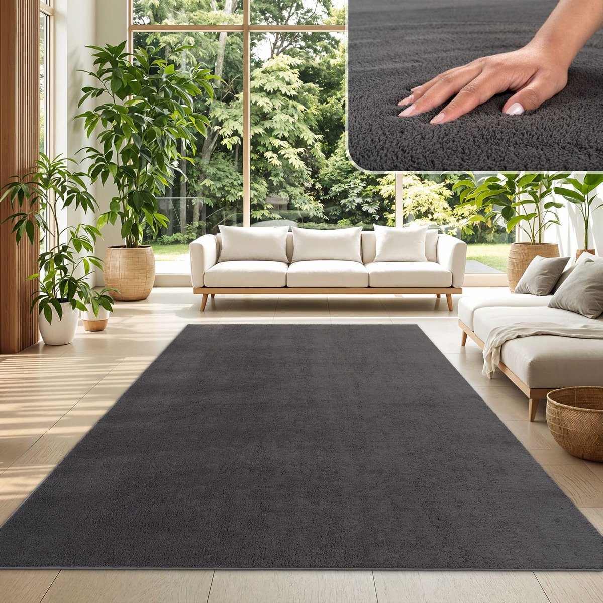 Vloerkleed Kortpolig - Modern Design - Woonkamer Aankleden - Geschikt voor vloerverwarming
