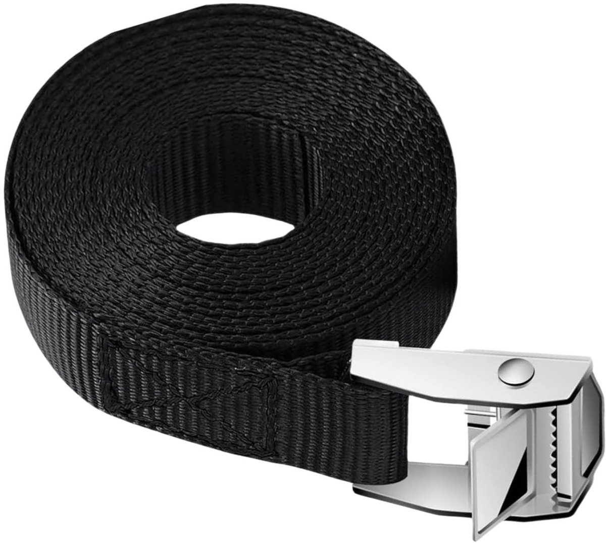Dailygoods- Sjorband 5 m - Sjorband met ratel - Bevestigingsriem - Verstelbare sjorband - Robuuste sjorriem - Professionele lastriemen - Spanband