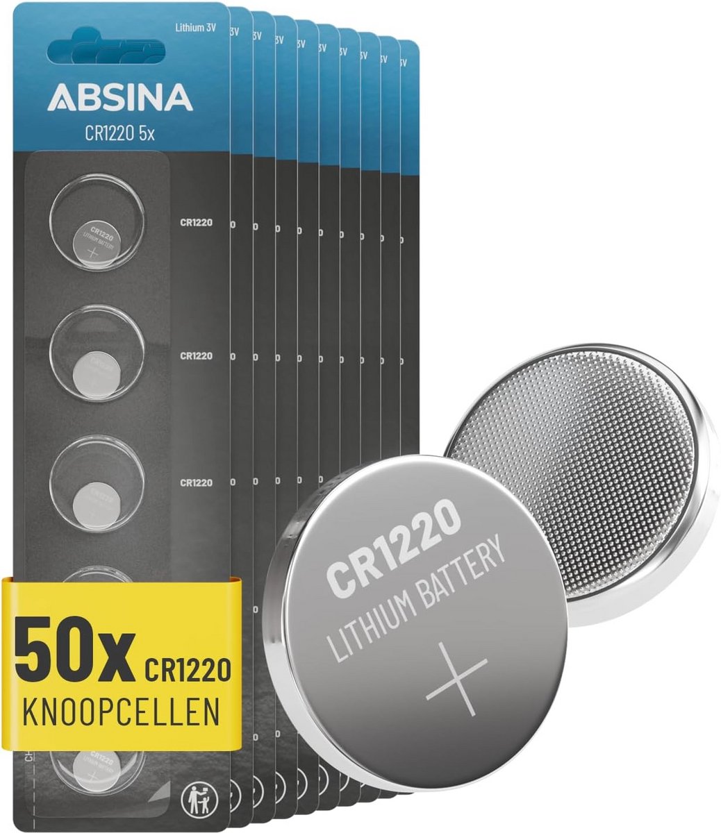 Knoopcel Batterijen - Lithium Cellen - Apparaten Voeden - Lange Houdbaarheid - 50 Stuks - Zilverkleurig